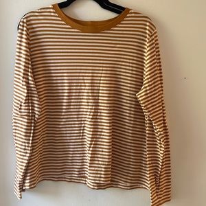 loft striped long sleeve tee